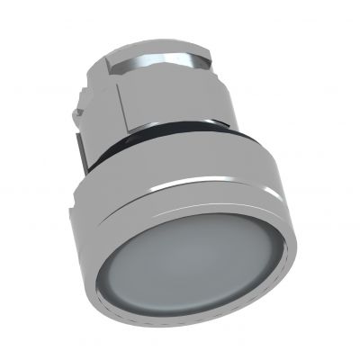 Harmony XB4 Przycisk wystającego z samopowrotem LED biała metalowa ZB4BW313 SCHNEIDER (ZB4BW313)